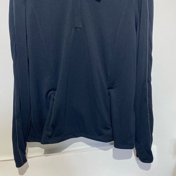 Mondetta Women's Gray Quarter Zip Raglan Long Sleeve Sweatshirt Size XXL - Picture 2 of 12